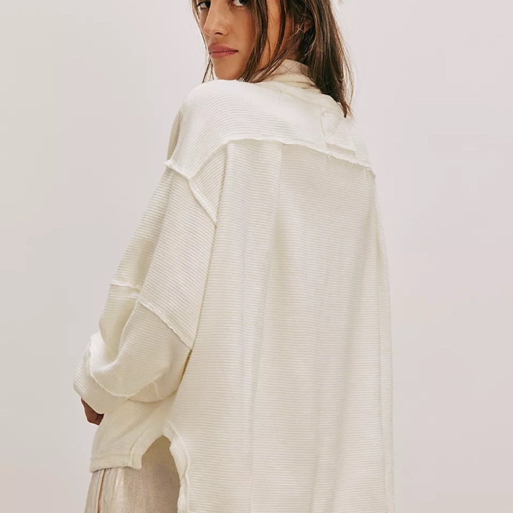 NWT Ivory (last one!) Free People Total Eclipse Long Sleeve